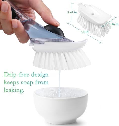 OXO Soap Dispensing Dish Brush Refills, 4 Pack