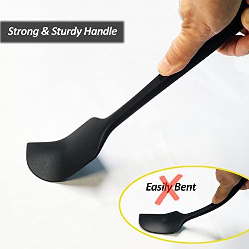 Silicone Spatula for Kitchen, 600°F Heat resistant Spatulas for