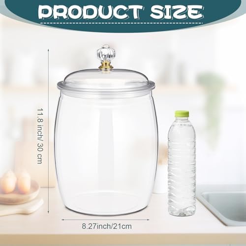 Nuogo Large Candy Jar with Lid, 2 Gallon