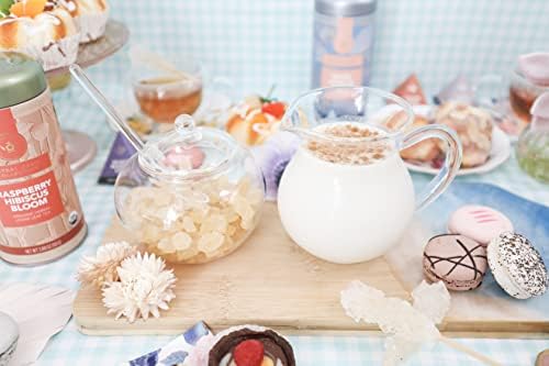 Teabloom Stain-free & Odor-free Borosilicate Glass Sugar and Creamer