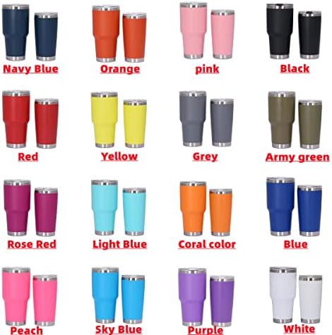 Personalized Photo 20oz/30oz Stainless Steel Tumbler, Custom Coffee