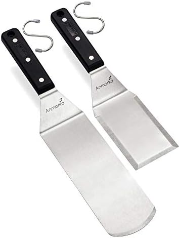 Anmarko Grill Spatula Set - Long Metal Spatula Spatula - Griddle