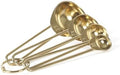 Martha Stewart Richburn 4-Piece Gold Stainless Steel Measuring Spoons