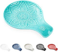 Ceramic Spoon Rest, 7.48 Inches Spoon Holder for Kitchen Counter