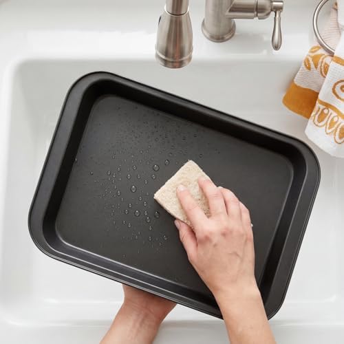 Lyellfe 3 Pack Rectangle Baking Pan, 13 x 9 Inch
