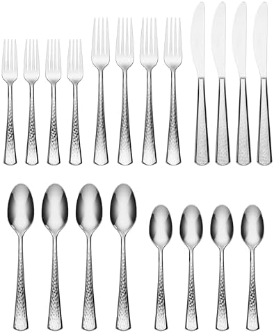 Oneida Etta 20-Piece 18/0 Silverware Set for 4, Flatware