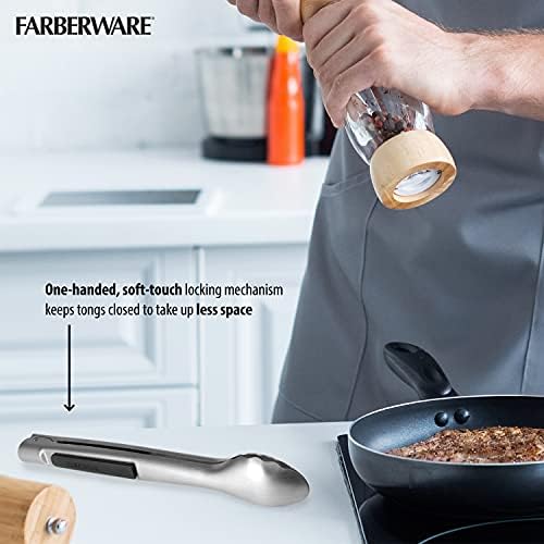 Farberware Pro Silicone Kitchen Tongs 12 Inch