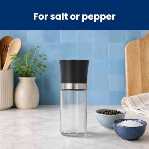 GoodCook Salt & Pepper Grinder Mill Set of 2, Black