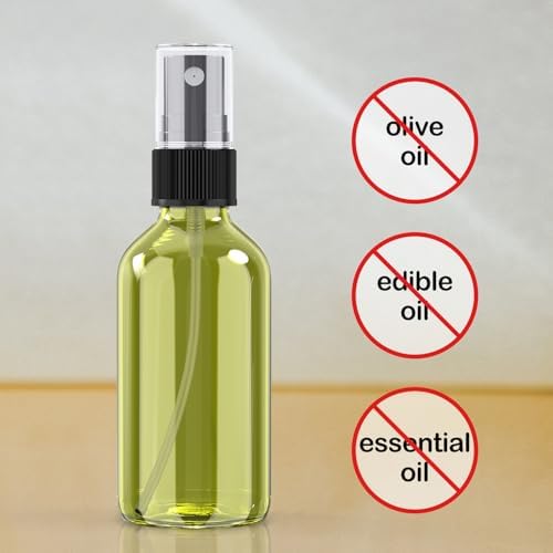 Wedama 4 oz Mini Glass Spray Bottles, 4 Pack