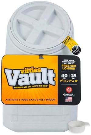Vittles Vault Airtight Stackable Pet Food Storage Container, Up to