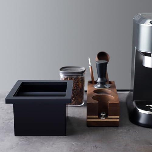 Espresso Knock Box Chute, Stainless Steel Built-in Desktop Coffee