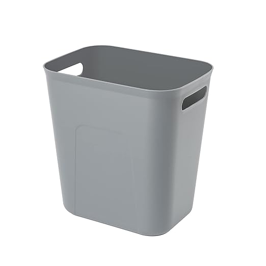 UUJOLY Plastic Small Trash Can Wastebasket, Garbage Container Basket by UUJOLY