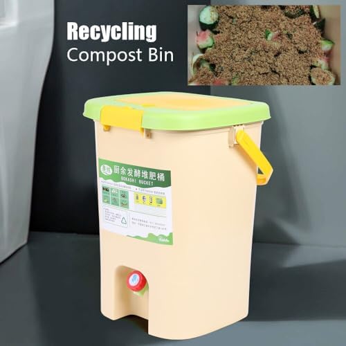 21L Kitchen Bokashi Compost Bin