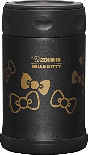 Zojirushi X Hello Kitty 17 Oz Stainless Steel Food Jar, Black (Black)
