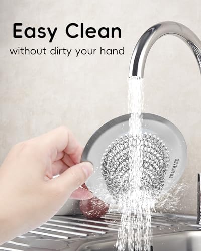 TRAPMATE 2 Pcs Stainless Steel Sink Drain Strainers