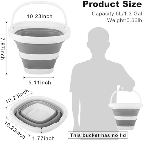 Collapsible Bucket, 5L