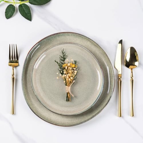 AmorArc Ceramic Dinnerware Sets for 12,36Pcs Plates and Bowls Sets Dishes