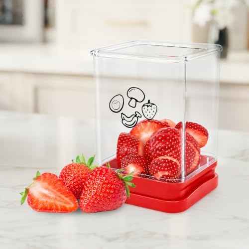 2 PCS Fruit Slicer Cup, Speed Cutter for Strawberry Banana Grape