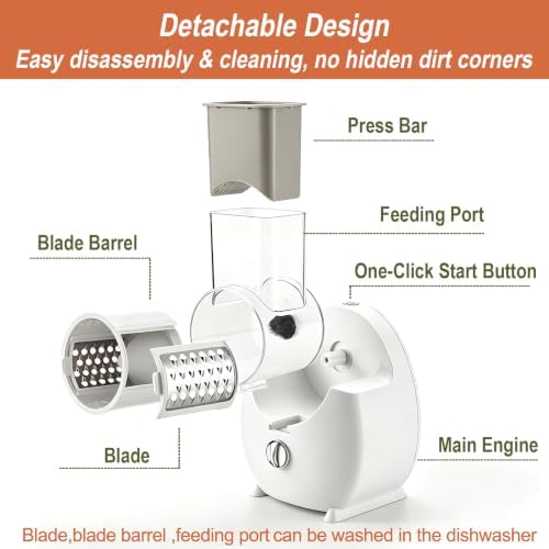 Electric Cheese Grater for Block Cheese