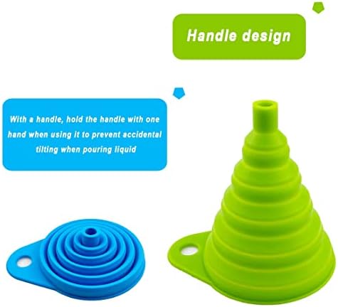 Collapsible Funnel for Water Bottle Liquid Transfer