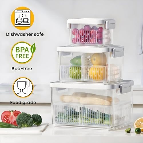 vacane Dishwasher Safe Berry Keeper, 3.8 Cup