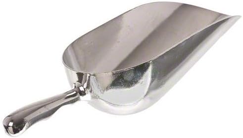 5 oz. Cast Aluminum Scoop with Contoured Handle - Set of 6
