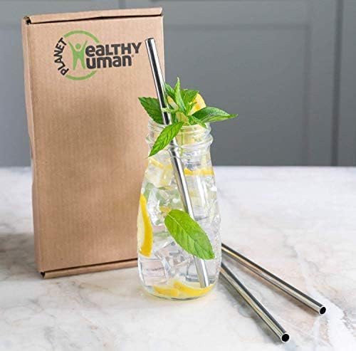 Healthy Human Set of 3 BPA Free Reusable Metal Drinking Stainless