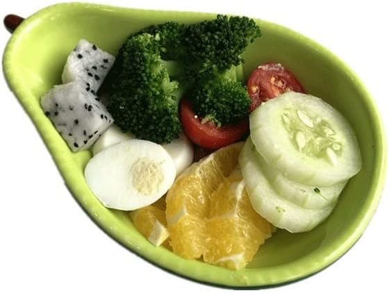 Salad Bowl Nordic Creative Avocado Home Pasta Ceramic Plate Snack
