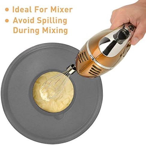 Wildone Mixing Bowls with Airtight Lids Set, 5PCS Stainless Steel