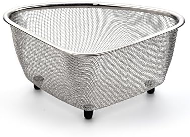 RSVP International Endurance In-Sink Mesh Colander Strainer Basket