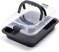 Qinyoung 1 Pcs Black Cake Pan with Lid and Handle, 9 X 13 Inch