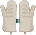 Beneno Heat Resistant 500°F Kitchen Oven Mitts 2-Pack, 7.5"x14.3"