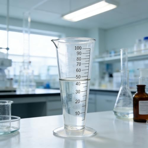 100ml Plastic Liquid Measuring Cup - Graduated Measuring Beaker with