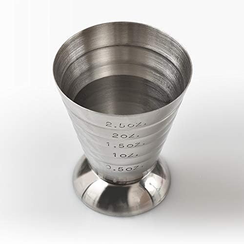 Stainless Steel Measuring Cup, 2.5 oz, 75 ml, 5 Tbsp, Cocktail