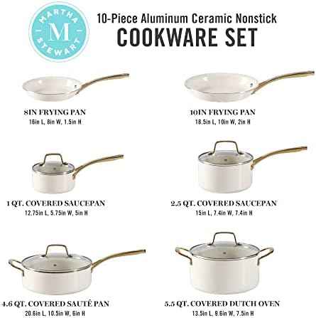 Martha Stewart Lockton Premium Nonstick PFA Free Ceramic Interior