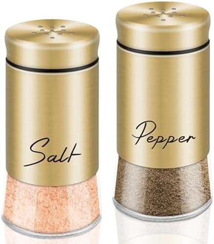 Salt and Pepper Shakers Set 150ml Glass Salt and Pepper Shakers with
