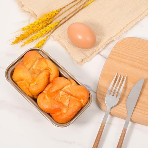 12 Pcs Mini Loaf Pan for Baking Nonstick Carbon Steel Banana Bread