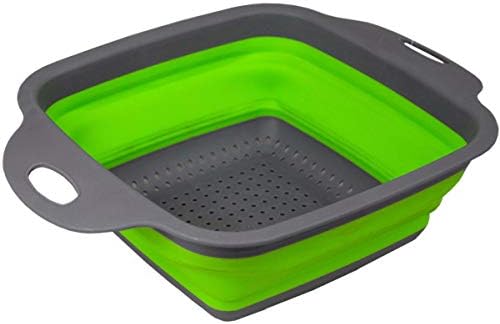 Easy Storage Folding Kitchen Strainer - Collapsible Colander - 8.50" x