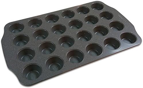 casaWare Mini Muffin Pan 24 Cup Ceramic Coated Non-Stick