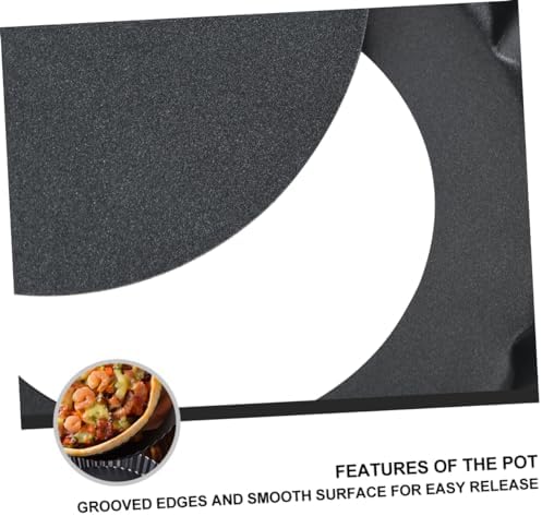 SHOWERORO 6 Piece round Carbon Steel Pie Tart Pan with Removable
