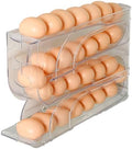Rolling Egg Dispenser for Refrigerator | Egg Holder for Fridge