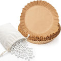 1 Pack 2.5 lb Pie Weights 100pcs Parchment Paper Liners, Pie Baking