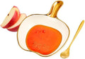 Rosh Hashanah Apple Shaped Honey Dish Set Gold - Jewish New Year