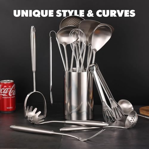 18/10 Stainless Steel 16-Piece Cooking Utensil Set