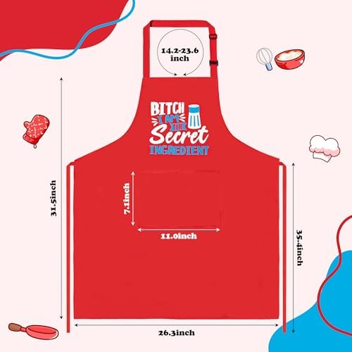 Haooryx Funny Cooking Aprons Cooking Baking Aprons Adjustable Neck
