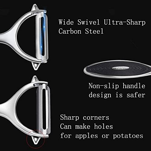 FUHUY Vegetable, Apple Peelers for kitchen, Fruit, Carrot, Veggie