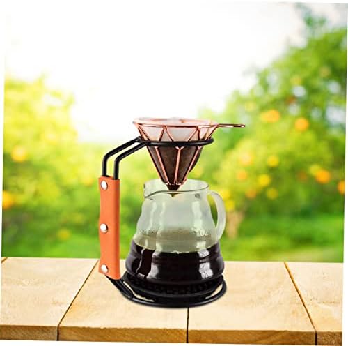 Coffee Filter Holder Stand, Iron Base Dripper Rack Xmas Household