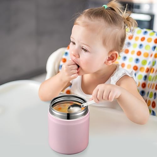 Pawtong 17oz Soup Thermo for Hot Food Kids Insulated Vacuum Food Jar