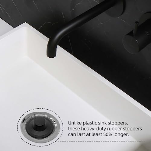 (2 Pack) Exact Replacement for InSinkErator STP-PL/STPPL Black Rubber