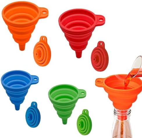 Kitchen Funnel Set 5 Pack, Small to Large, Kitchen Gadgets Accessories